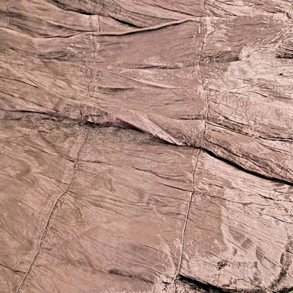 Cache Vintage Y2K Broomstick Sequin Skirt Sz 4 Brown Satin Boho Glam Festival - Picture 7 of 13